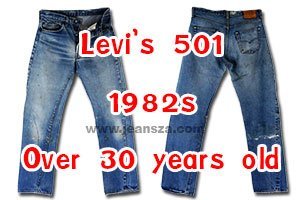 Levi's 501 over 30 years old.
