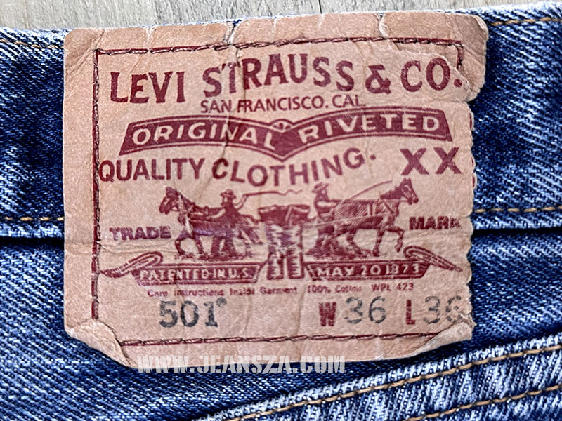 ป้ายปะเก็น Levi's 501