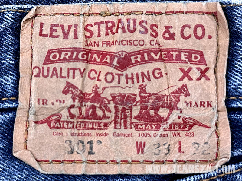 Used Jeans Levi's 501 Mexico W33L32