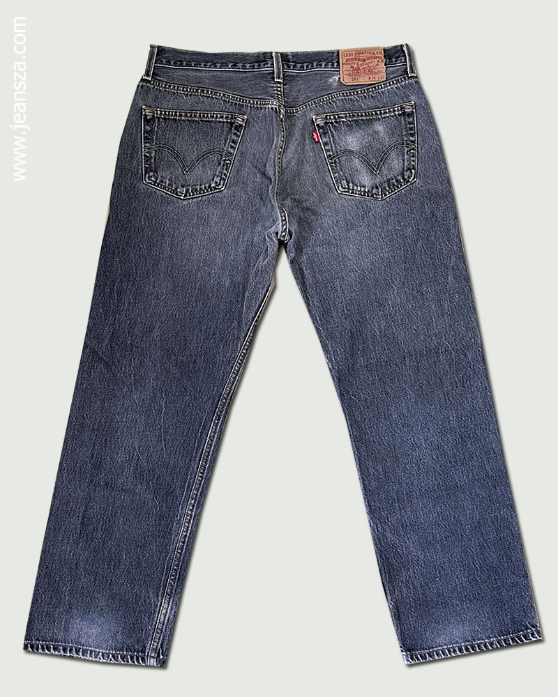 Levi's 501 มือสองสีดำ Mexico W36L31