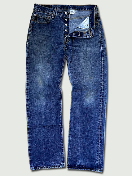 ยีนส์มือสองของแท้ Levi's 501 Maxico W33L32