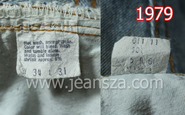 JeansZa - How to see the care label of Levi's