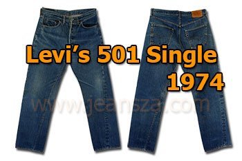 How to see Levi's 501 Selvage real 1974? 