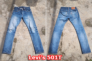 fade levi's 501T