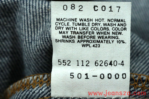 Levi's 501xx ปี 1982