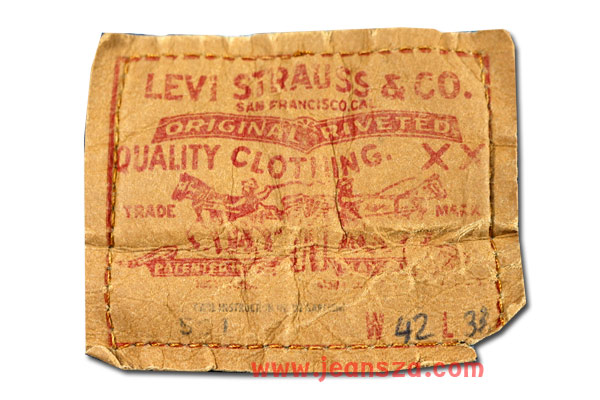 1981 Levi's patch 501 selvedge # 524