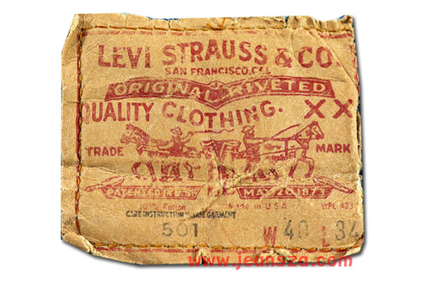 1982 Levi's patch 501 selvedge #558