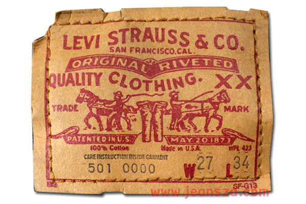 1986 Levi's patch 501 selvedge #515