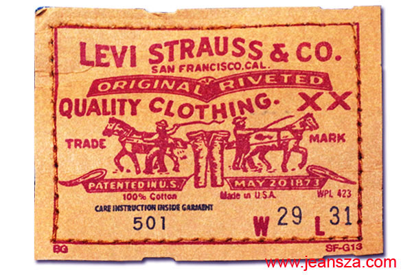 1986 Levi's patch 501 selvedge #552