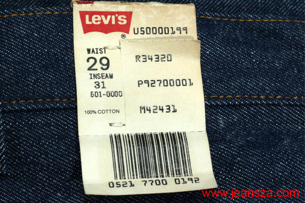 Levi's 501 ปี 1986