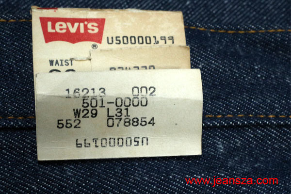 Levi's 501 ปี 1986