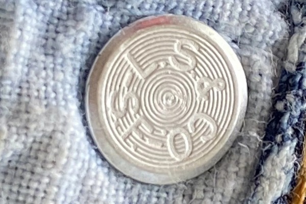 Levi's 501 back rivet 1989-1992